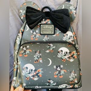 LOUNGEFLY DISNEY Mickey and Minnie Mouse backpack